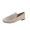 Women's Summer Breathable Flat Shoes 2024 New Fashion Slip-on Soft-soled Shoes Casual Low Heel Square Toe Barefoot Woman Shoes