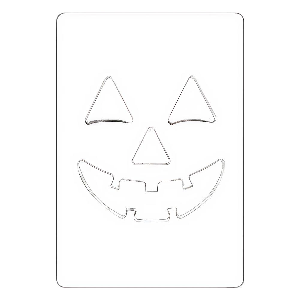 Halloween Pumpkin Ghost Bats Face Embossing Die Cuts Stencils Carving Stencils for DIY Pumpkin Carving Wood Walls Art Decor