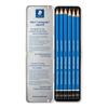 STAEDTLER Mars Lumograph Sada 6 tvrdostí pro psaní a 100 tužek G6, (8B, 7B, 6B, 4B, 2B, HB), Kresba,