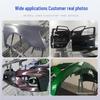 Car Spray Paint Stand: Multi-Functional Rotating Rack for Spray Booth, Tools, Bumpers, and Sheet Metal - Gold Finish