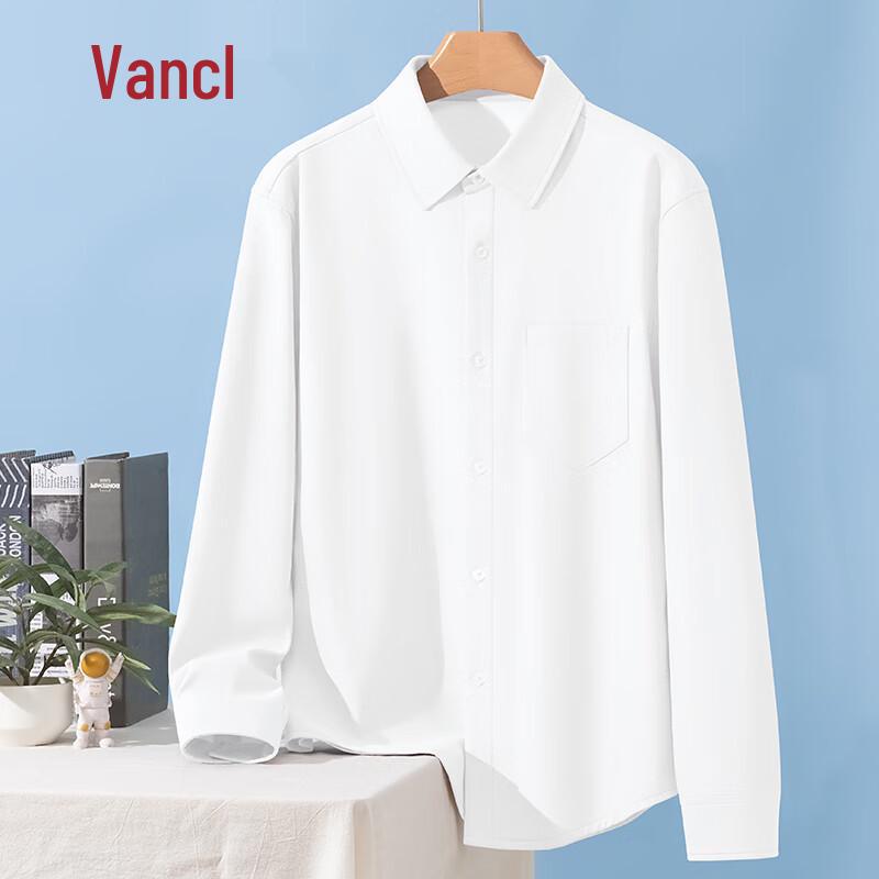 VANCL Men s Fleece-Lined Oxford Long-Sleeve Shirt L