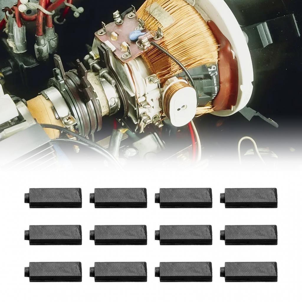 12pcs Carbon Brushes Garden Tools 4x5.5x17mm Anchor Engine