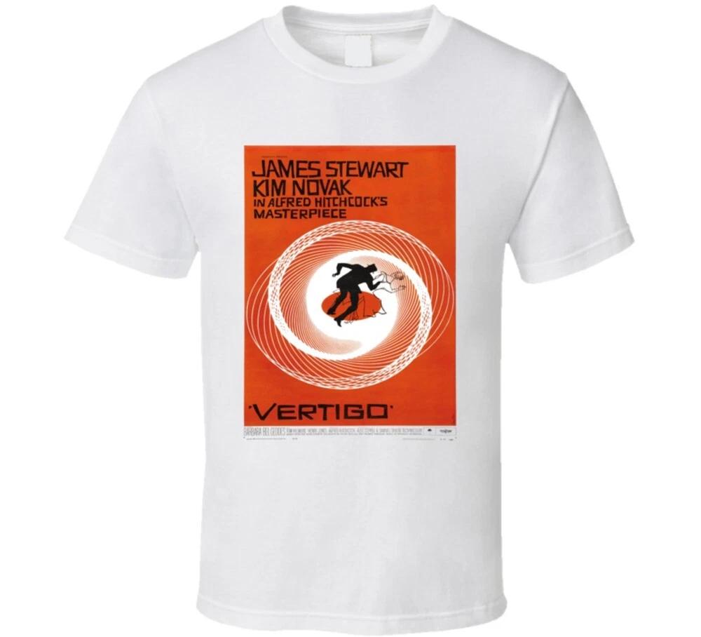 Vertigo Movie Poster Alfred Hitchcock Classic Film T Shirt S
