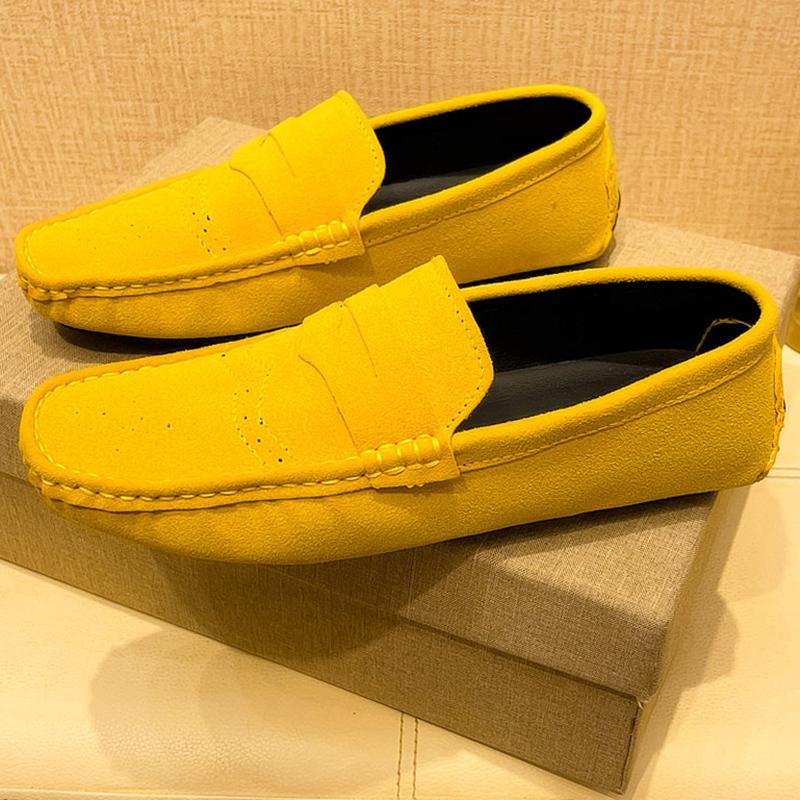 Summer Mens Outdoor Anti-Slip Comfort Soft High Quality Men Breathable Flat Driving Shoes New Classic Casual Loafers