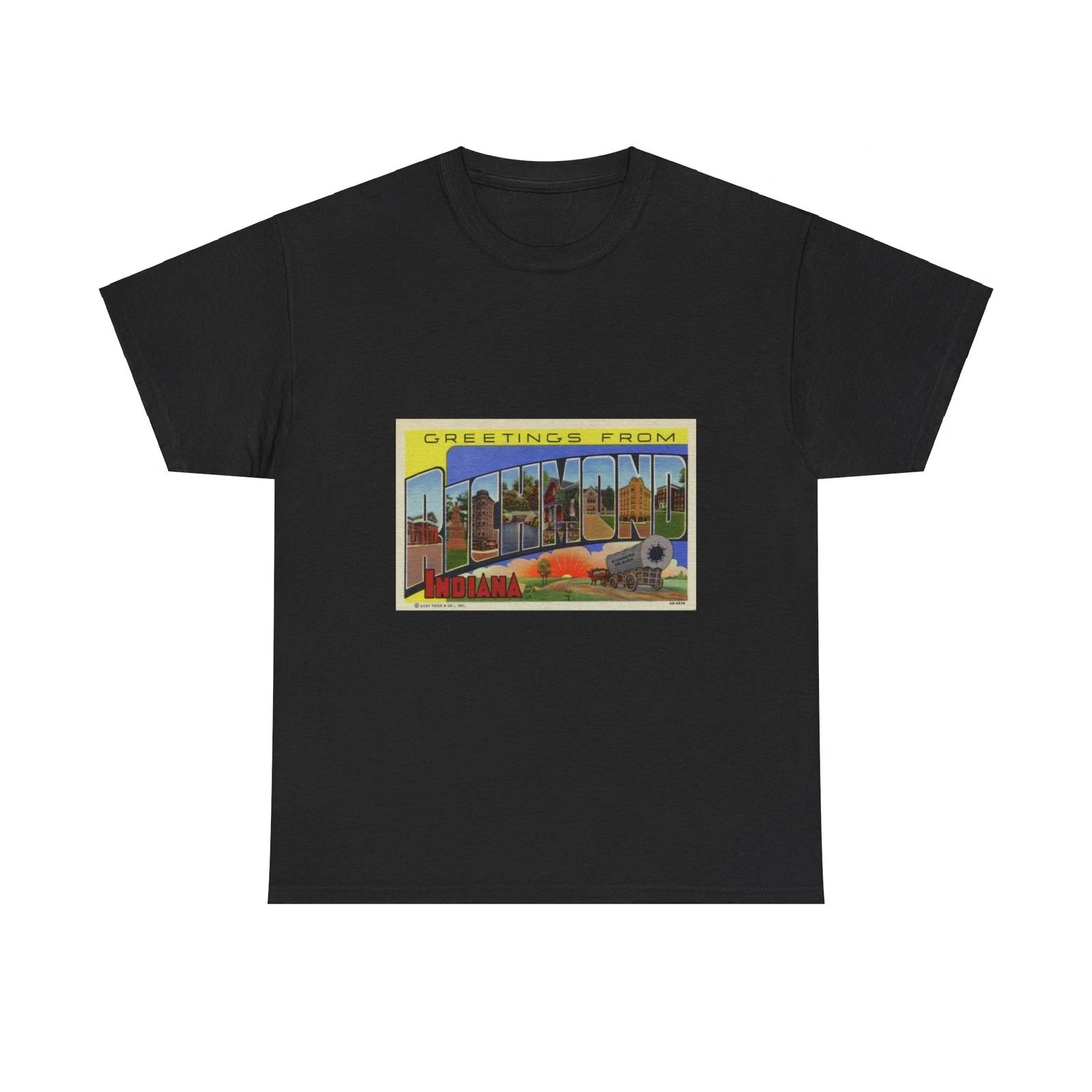 

Greetings from Richmond Indiana (Greeting Postcards) T shirt 2XL