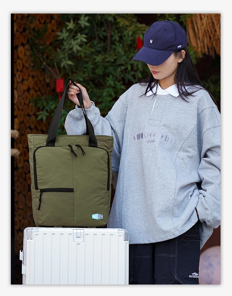 Versatile Multifunctional Nylon Backpack & Stylish Shoulder Bag
