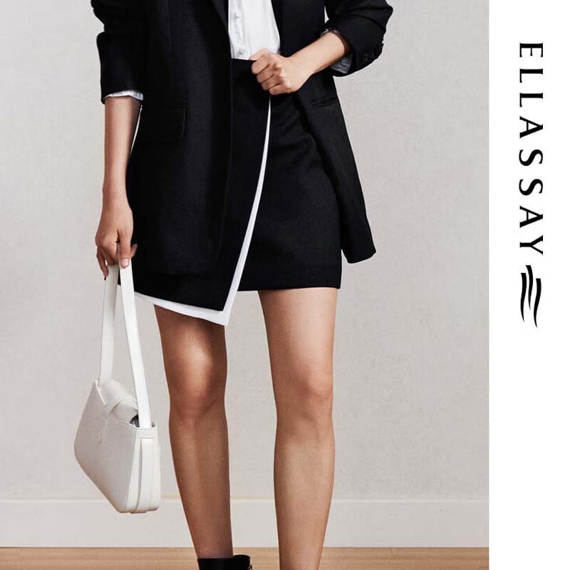 ELLASSAY One-Piece Patchwork Skirt M