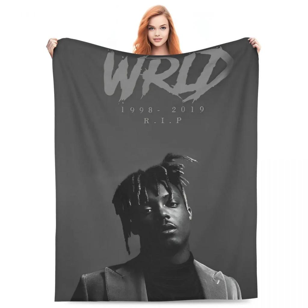 Juice Music Wrld Fuzzy Blankets The Party Never Ends  Funny Throw Blanket for Sofa Bedding Lounge 200x150cm