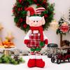 Charming Christmas Stretchable Elf Figurine In Vibrant Red And Colors Green