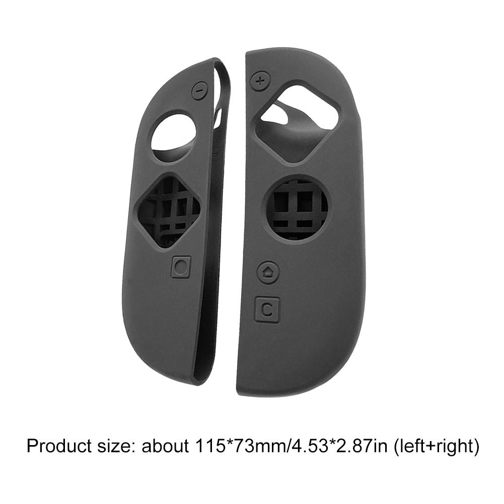 2PCS Protective Cover Clear Soft Silicone for Nintendo Switch2 Joy-Con Controllers Anti-Slip Grip Shell Full Protection Case