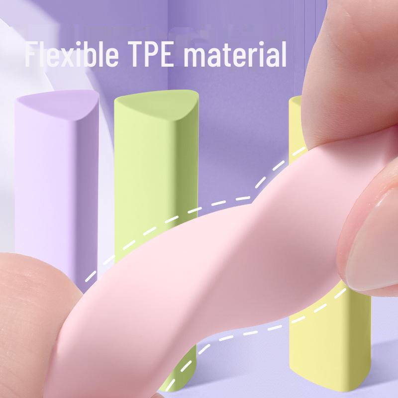 Large Triangle Erasers for Primary Students - Clean Pencil Marks, 1 Box Stationery
