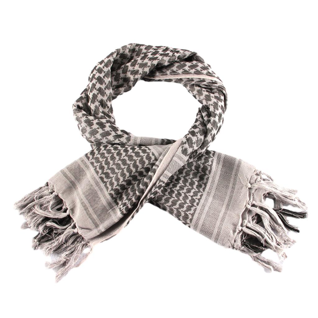 Camouflage Color Arab Scarf Outdoor Enthusiasts Kerchief Multi Purpose Arabian Scarf for Male Outdoor Dustproof Props