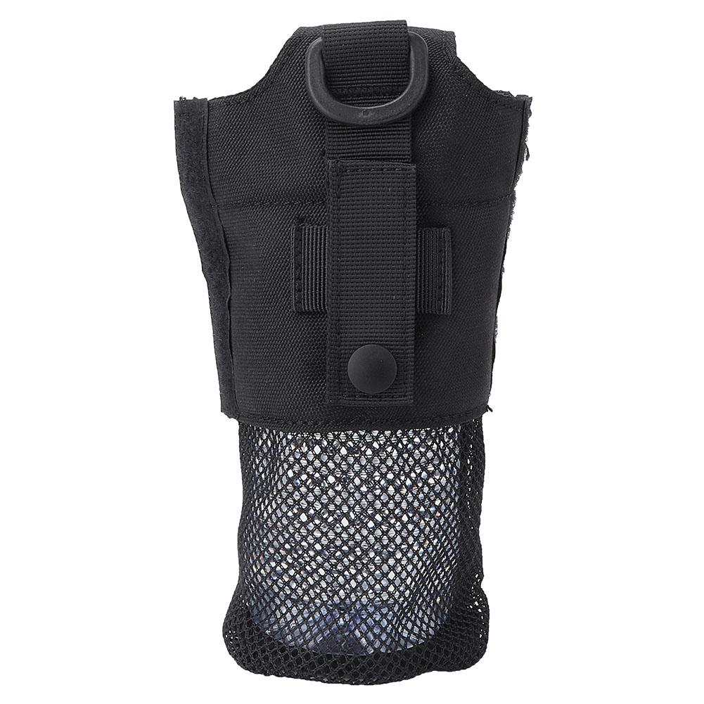 Tactic Outdoor Military Molle Water Bottle Bag Kettle Pouch Holder Bag(Black)