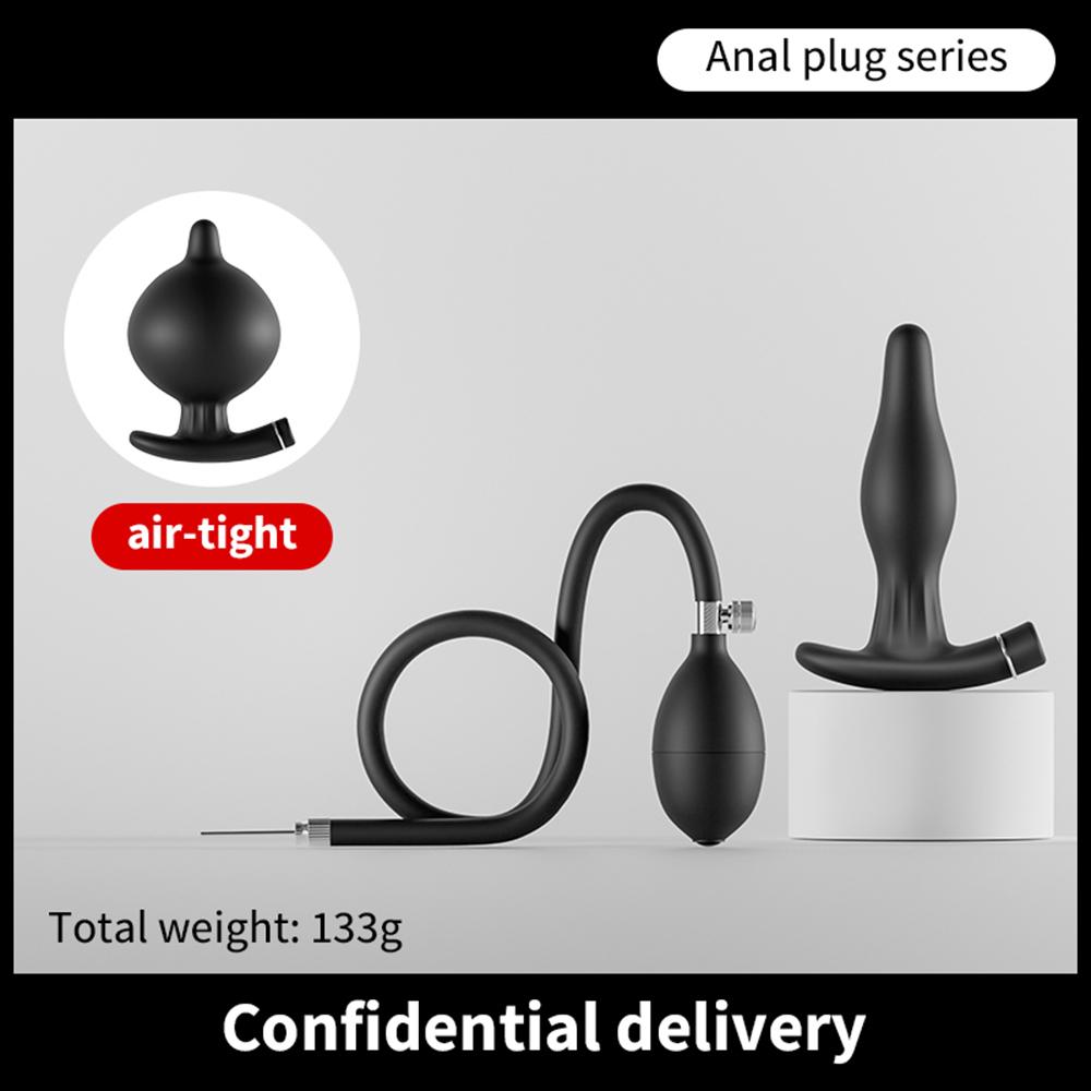 Vibratore Analizzatore di Impulsi Elettrici Gonfiabile Espansore Tappo Massaggiatore Prostatico Per Uomini Donne Vibratore Punto G Giocattoli Sessuali Coppia Bdsm