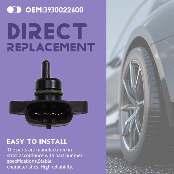 High-Quality Intake Pressure Sensor for Left-Hand Drive Hyundai/Kia (3930022600)
