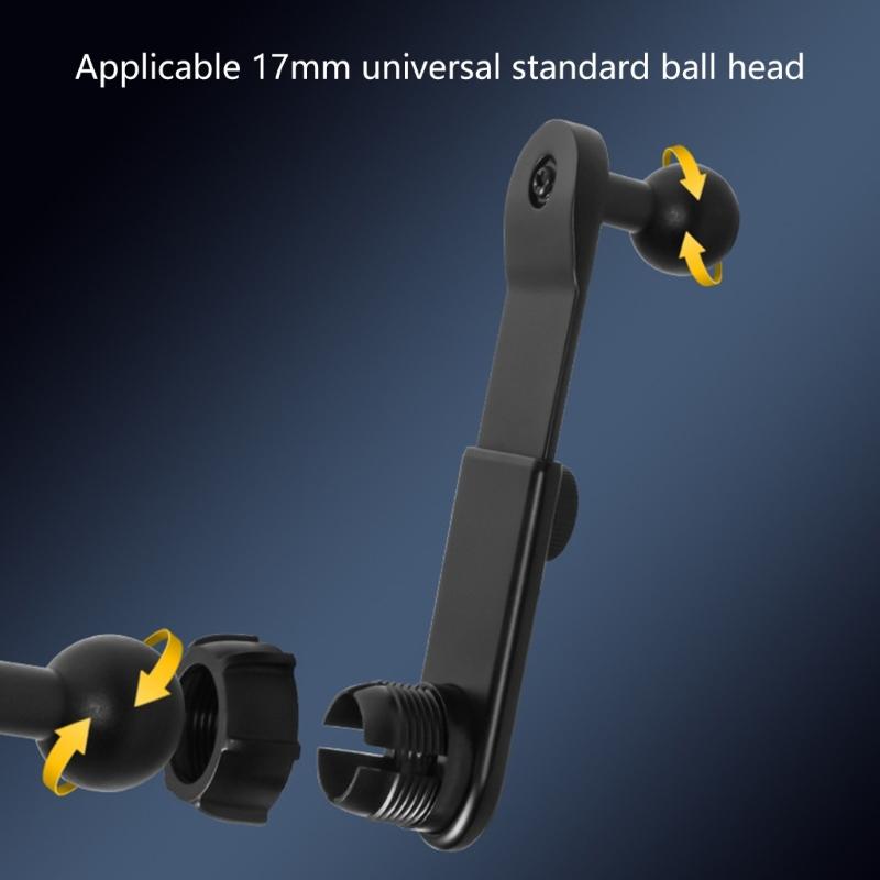 17mm Ball Joint Adapter Extension Arms Suitable For Car Vent Phone Desktop Stand Navigation Holder With Adjustable Angle