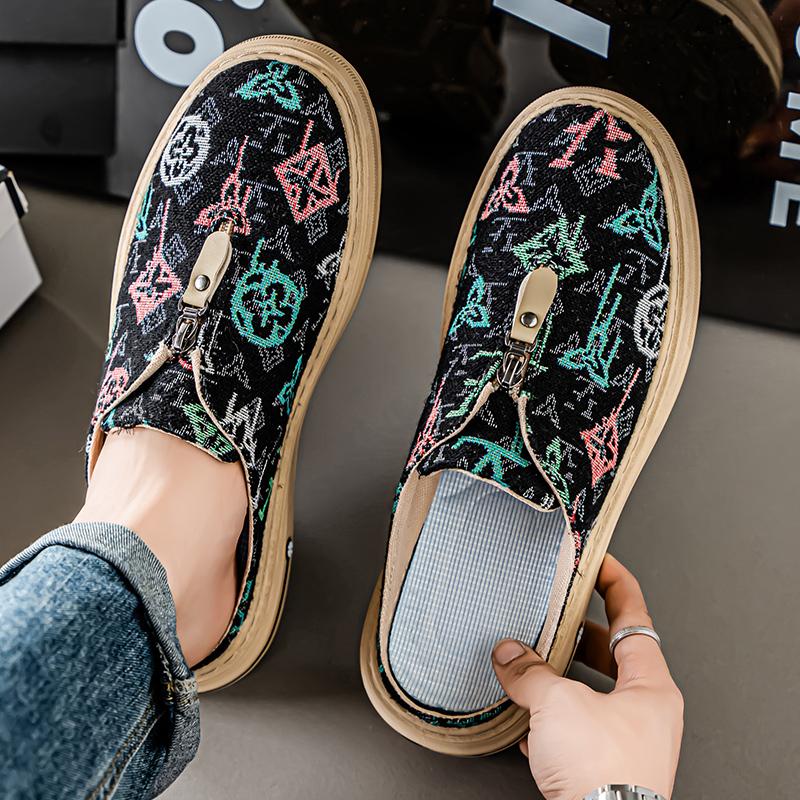 Fashion CYYTL Summer Mens Slippers Casual Outdoor Shoes Breathable Sneakers Walking Hiking Luxury Designer Fashion Loafers House Slides