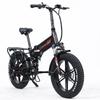 RANDRIDE Elektryczny rower składany 20*4.0 gruba opona Podwójne hamulce tarczowe E-bike silnik 1000W Pełne zawieszenie rower elektryczny YX20M