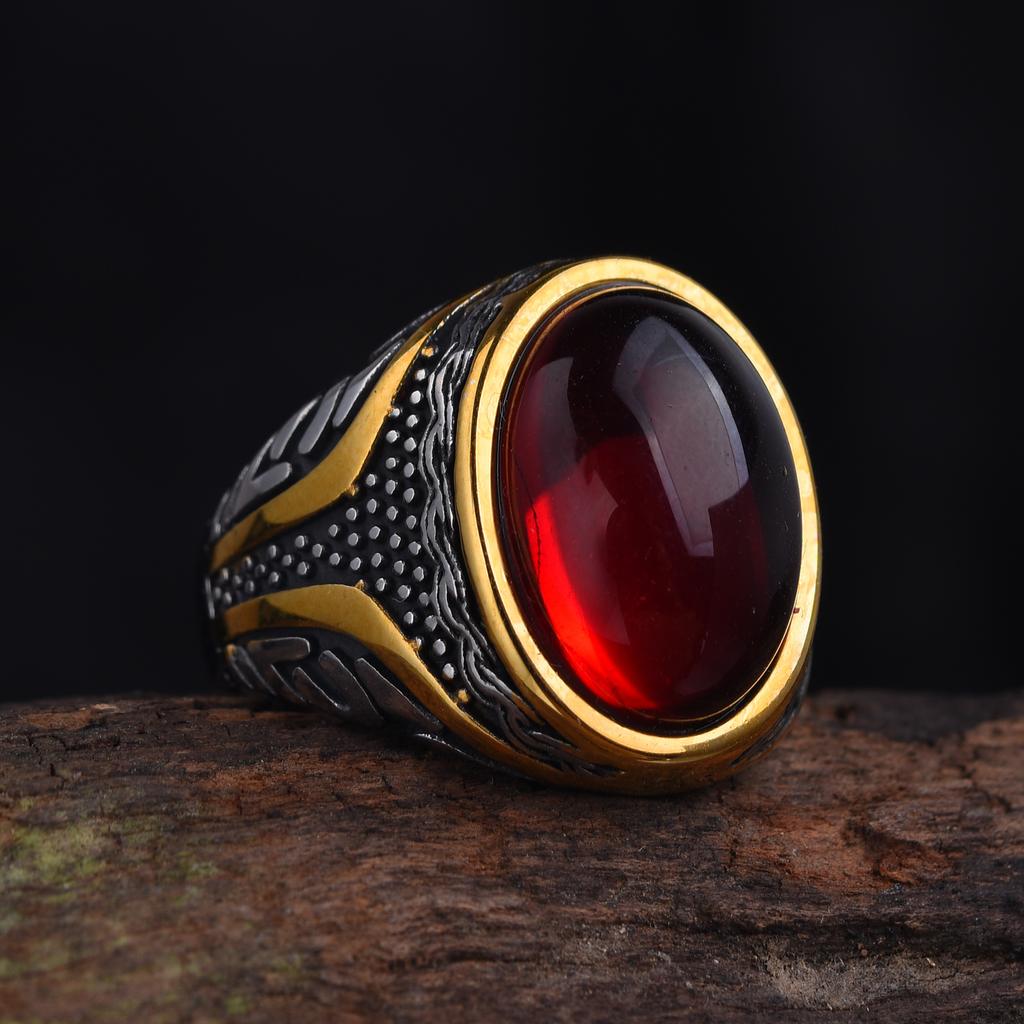 R3231Men's/Women Many Gem Style Colors 316LStainless Steel Rings Classic Fashion Trend Jewelry High Quality Products