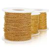 10Meters 1/1.5/2mm Stainless Steel Gold Color Silver Color Chain for Men Women O Shape Cross Chain DIY Jewelry Making Components