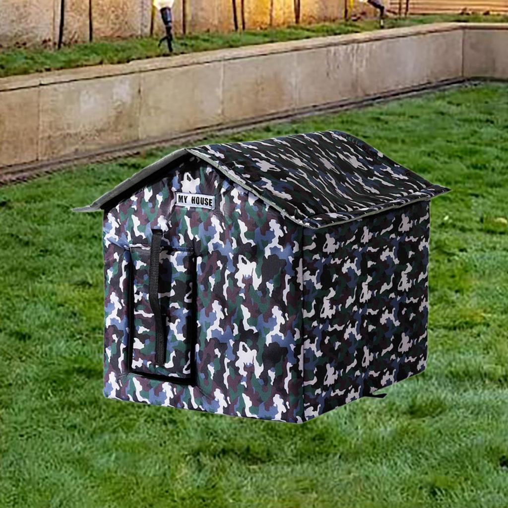 Cat House for Outdoor Cats Homeless Pet Tent Waterproof Stray Shelter Kitten
