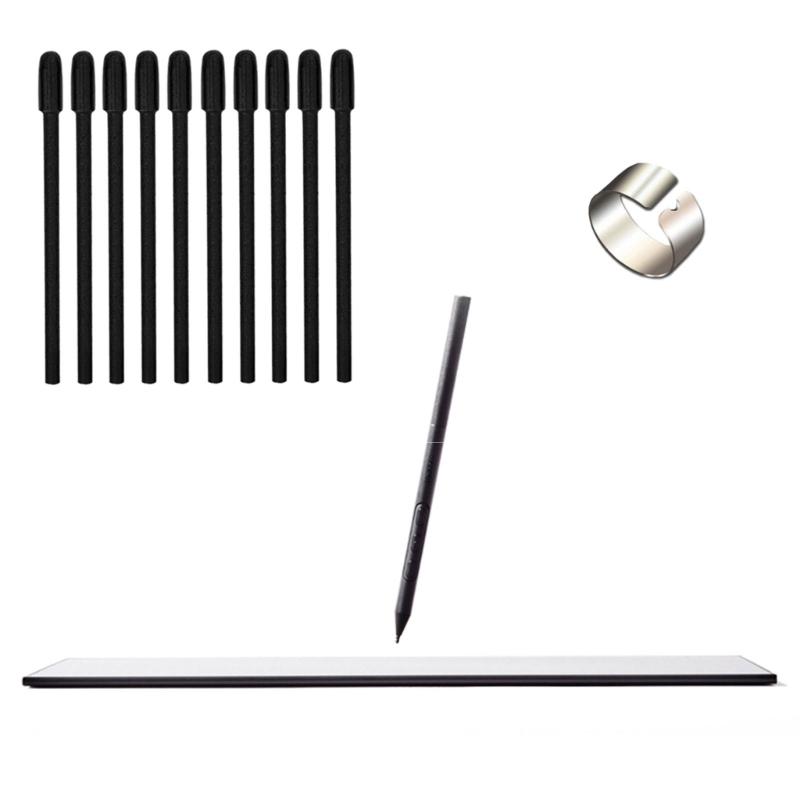 10Pcs Plastic Pen Nibs and Holder For PTK470 PTK670 PTK870 DTH135 Digital Art Pen Tips Durability