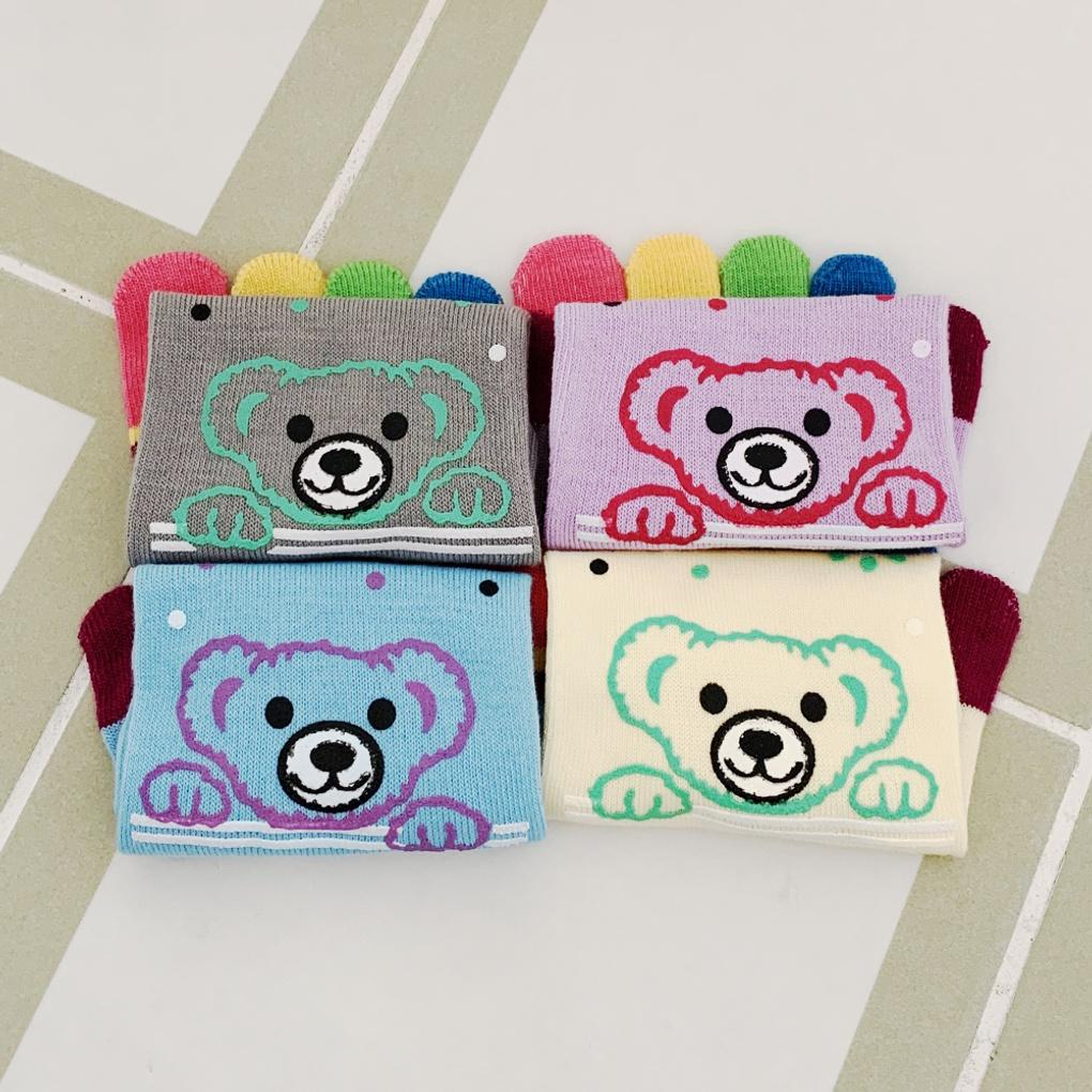 

5 Pairs of Women s Xylophone Bear Toe Socks 5 pairs (excluding out of stock)