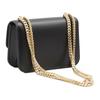 Tory Burch Eleanor Sculptural Decoration Flap With Magnetic Snap Leather Handheld Crossbody Shoulder Bag Small Women Bags Black 166169-001