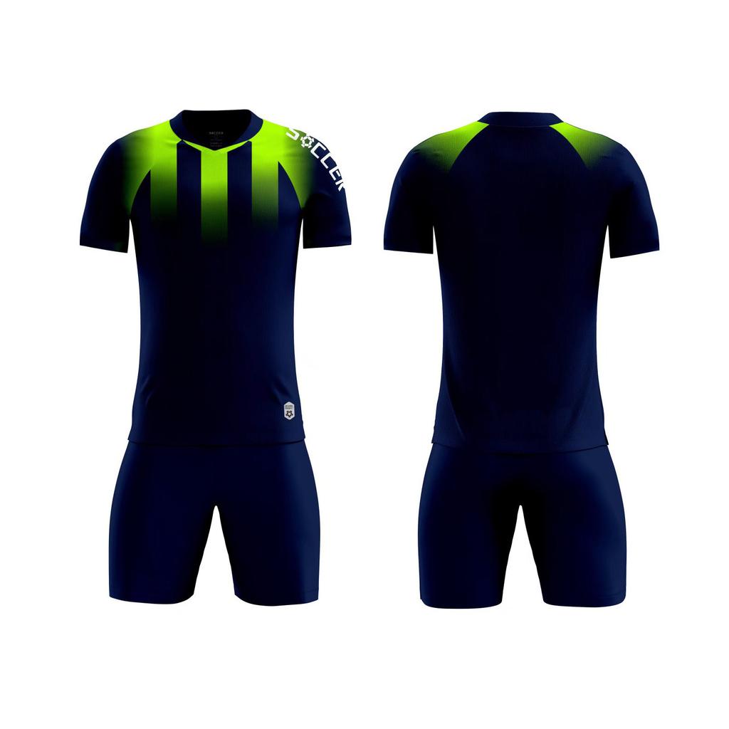 25. Football Uniform Set Men'S Competition Training Team Uniform Printed Jersey Children Adult Sports Suit Jersey Soccer Men