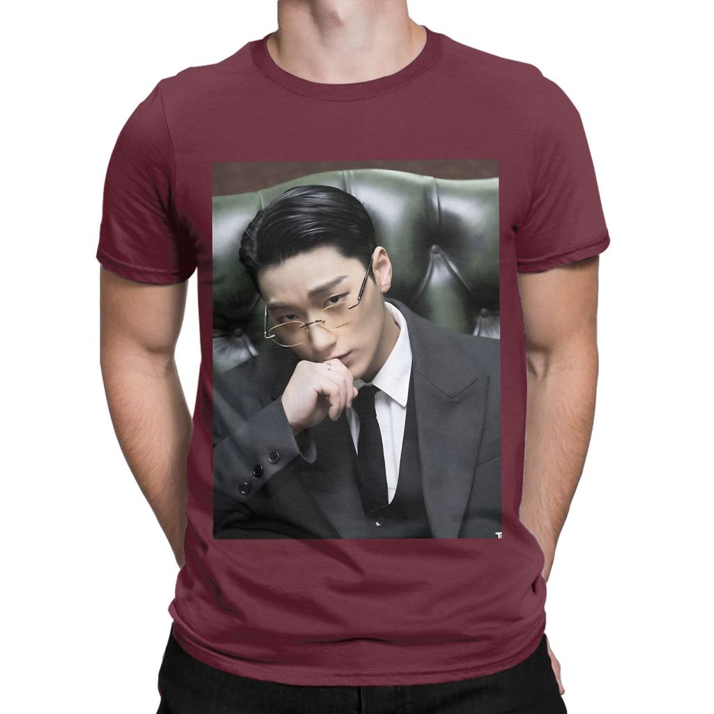 aATEEZ ice on my choi san atiny sexy Novelty 100 Cotton TShirt aAteez Tees Tops For Unisex