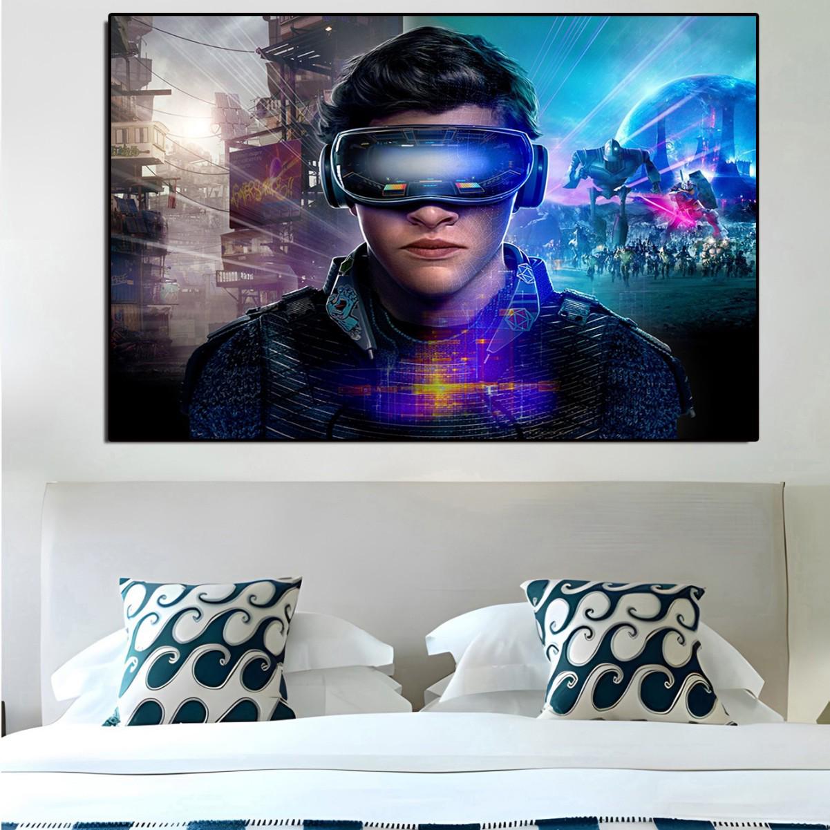 

Framed Movie Poster Canvas Wall Art for Living Room, Bedroom, Office, or Dining Room 40x60cm Canvas
