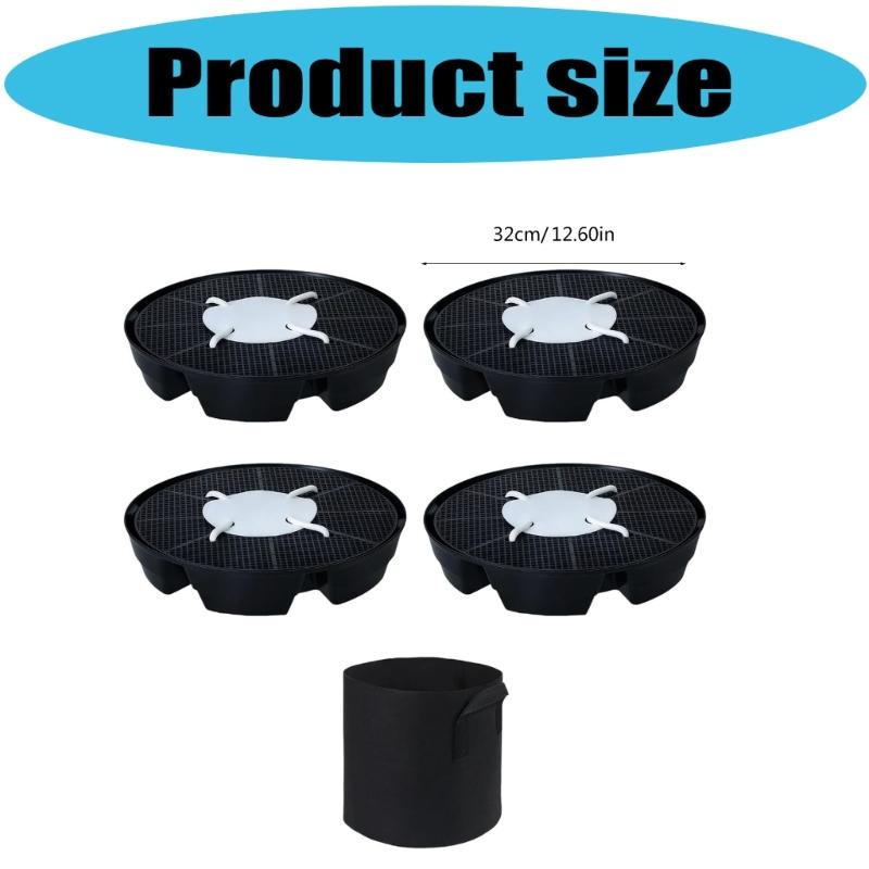 Auto Watering Garden Tray For Potted Plant Adjustable Hydrations System Durability Plastic Construction