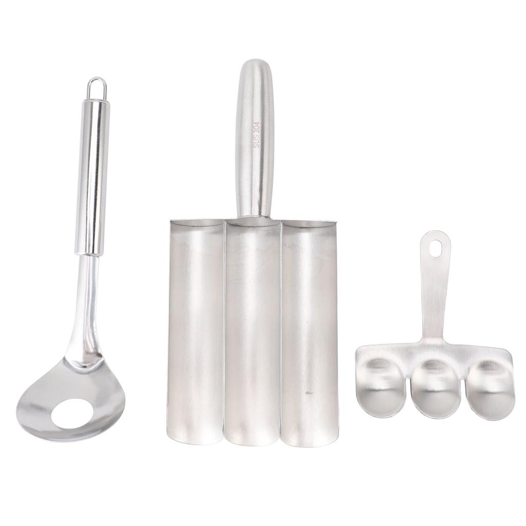 Stainless Steel Kitchen Triple Meatball Maker for Meatball Lovers Home Cooking Tools Dishwasher Safe