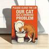 Tin Sign Art, Metal Wall Decor, 20x30cm