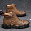Autumn/ Winter Genuine Leather Men Shoes Waterproof Outdoor Men Boots Comfortable Men Walking Hiking Boots