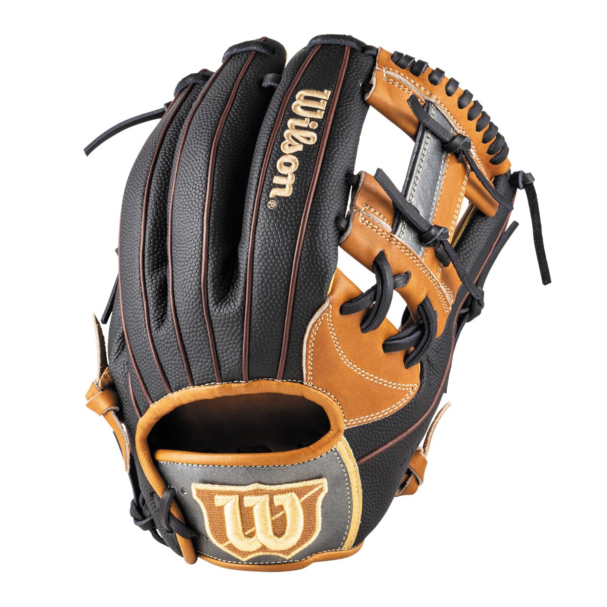

Wilson Baseball General The Wannabe Hero Model S Tan x Black WBW104401 Glove, Use, DUAL, 87, Infield, Left-Handed Throw, SS,