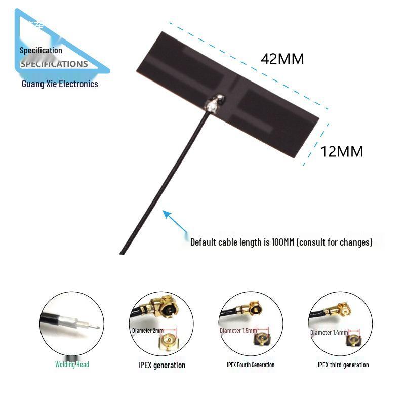 3-6GHz UWB Flexible FPC Antenna with IPEX Terminal for RF Applications
