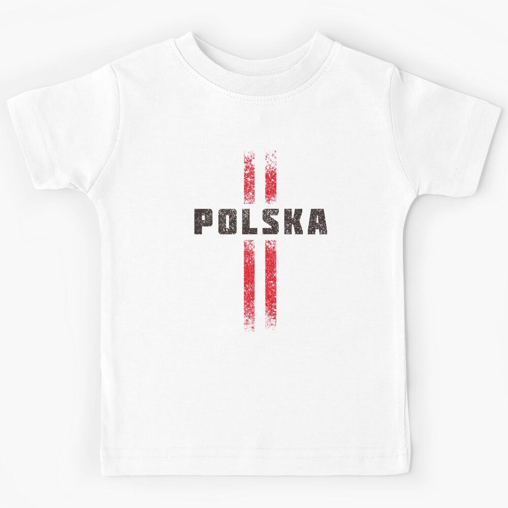Vintage Polska Soccer, Poland Football Kids T-Shirt 140