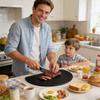 Schneidebrett D-förmige Matte Lebensmittel-Schneidebrett für Fleisch Obst Gemüse Käse Steak Brot Charcuterie Zuhause Wohnung Arbeitsplatte