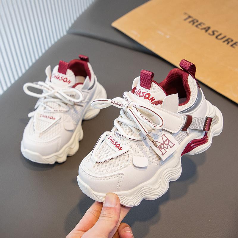 

Fashion children s dad shoes 2025 spring and autumn explosion baby girl soft-soled casual shoes mesh breathable boys shoes 26