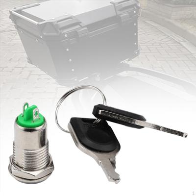 Elektronický klíčový spínač zapnuto/vypnuto Zámek 12mm válec Polohy se 2 klíči pro auto motokáru