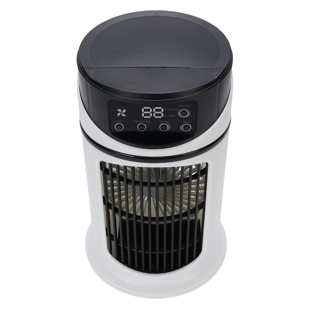 Taşınabilir Klima Vantilatörü 4'ü 1 Arada Tasarım 6 Kademeli Rüzgar Hızı 300ML Büyük Kapasiteli Su Tankı Hava