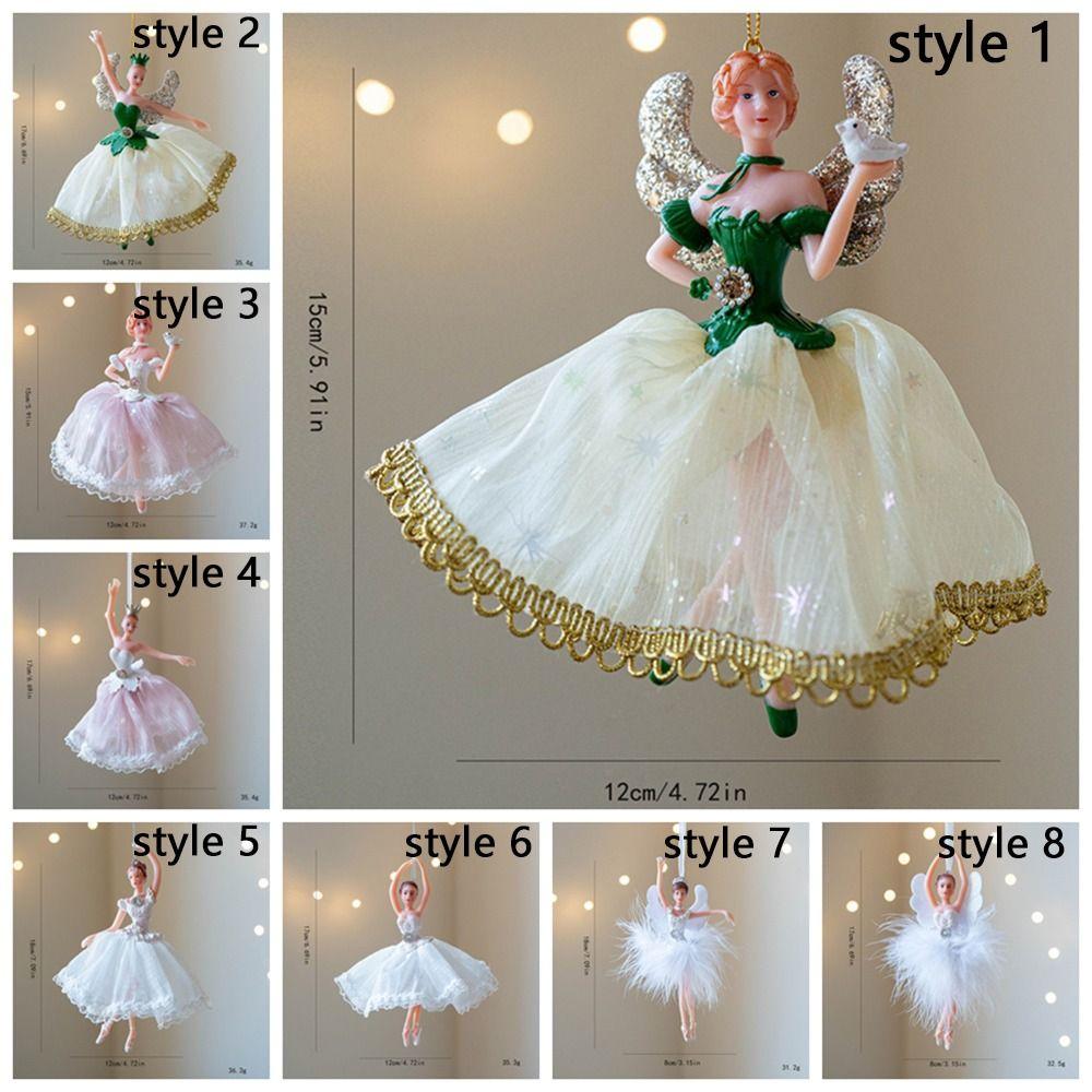Dance Theme Christmas Ballet Girl Pendant Cute Xmas Girl Decorations  Christmas Tree
