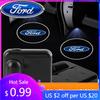 New 2026 Car Sticker Ford 2025 Hot For Ford Wireless Led Emblem Car Door Welcome Laser Projector Lights Car Decor For Ford Focus