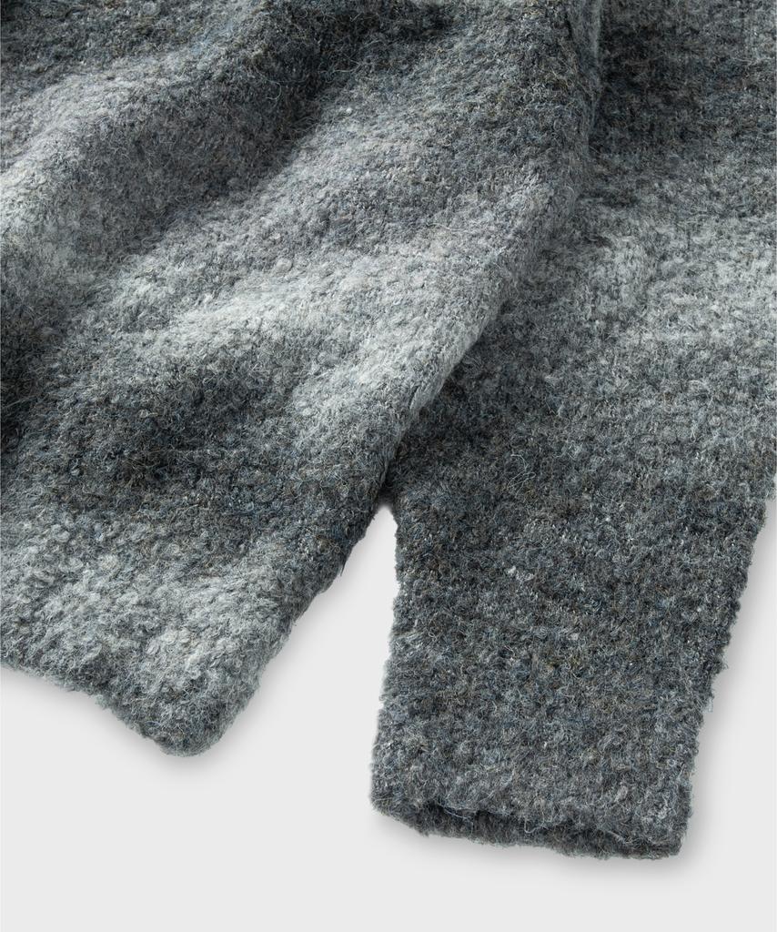 NONBLANK Gradient Round Knit_Black