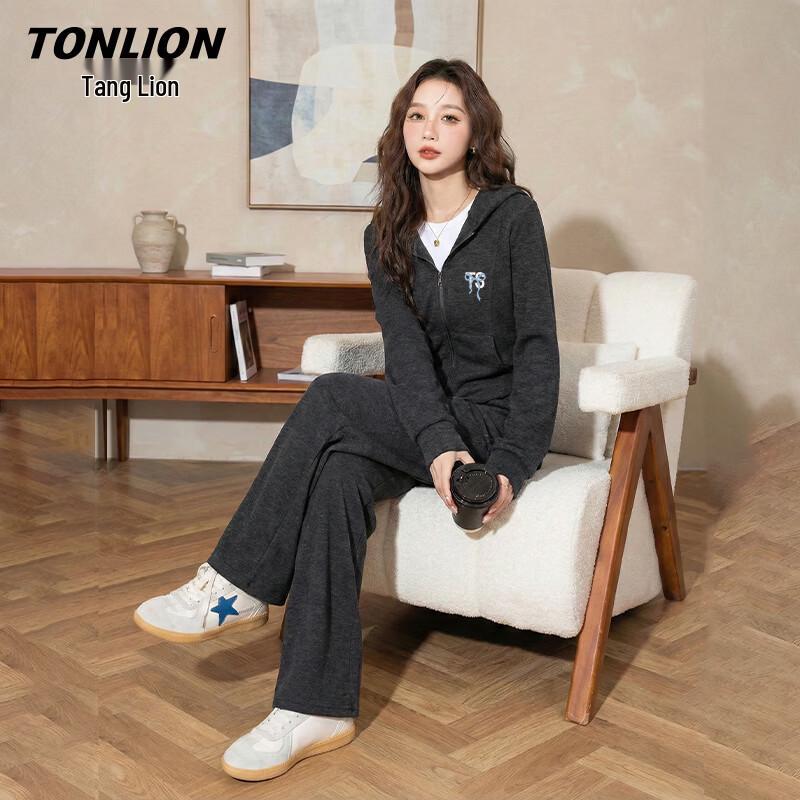 Женский спортивный костюм с капюшоном TonLion S