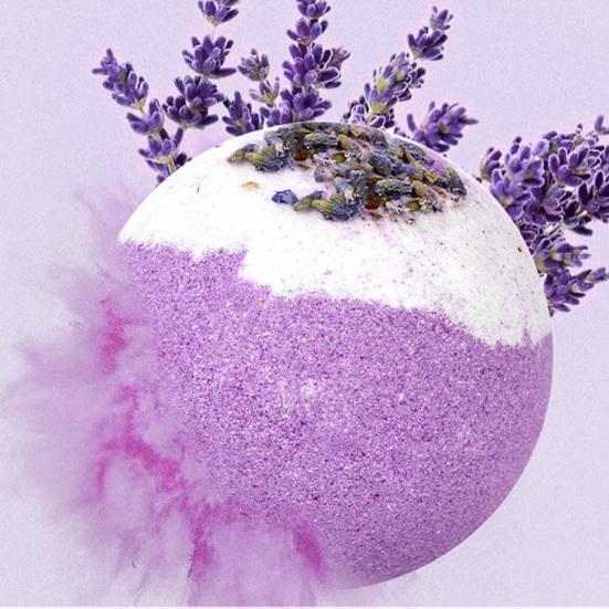 100G Dried Flowers Salt Bath Bombs Rose Chamomile Lavender Ocean Essential Oils Fizzies Ball Dry Skin Moisturizing Aromatherapy Shower