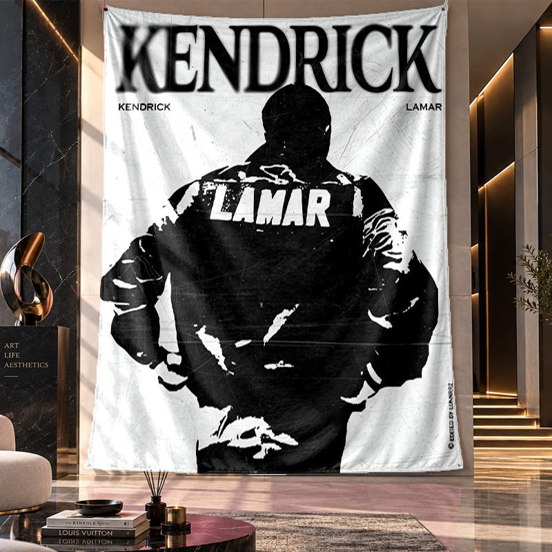 Wall Hanging Tapestry,Kendrick Lamar Printed Fabric Backdrop For Dorm Room Party Decoration