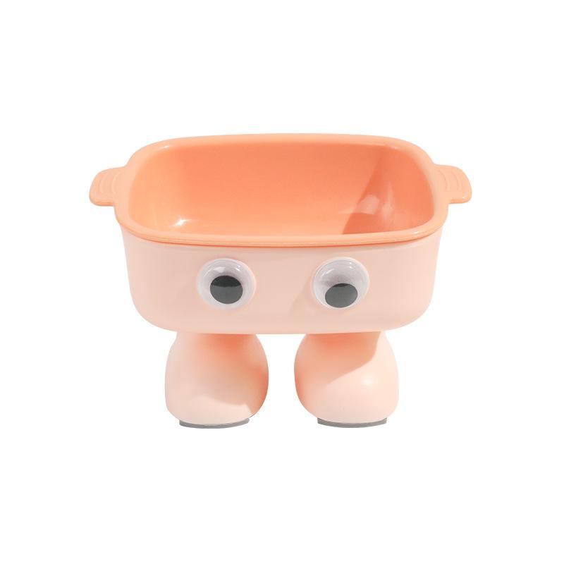 Pipitao's Original Separable Diet Integrated Dual-purpose Cat Bowl Big-eyed Robot Anti-knock High-footed Neck Protection Cat Bowl