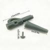Line Clip Accessory Set for Bottom Fishing Tackle, Fishing Swivels Connector with Tail Sleeve and Retaining Pin for Routine Use